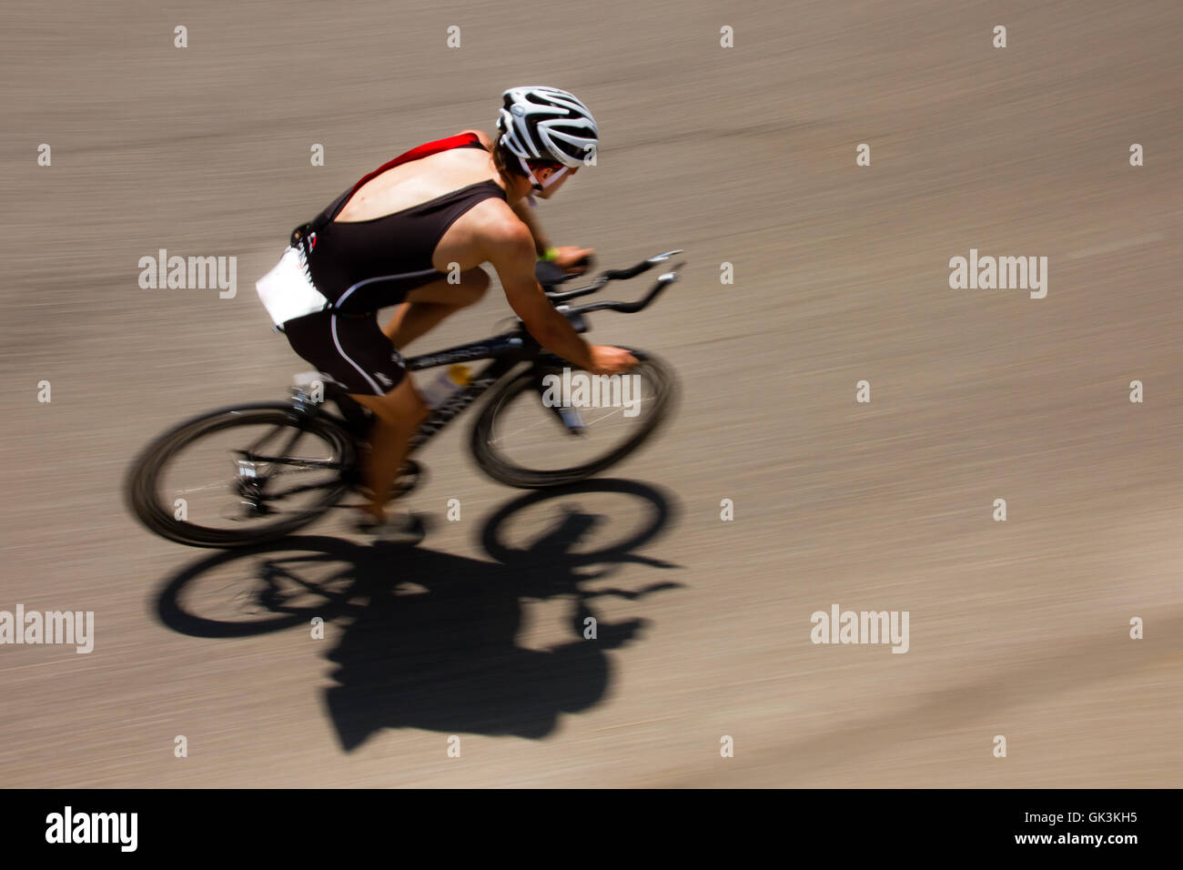 tritahlet cycling Stock Photo