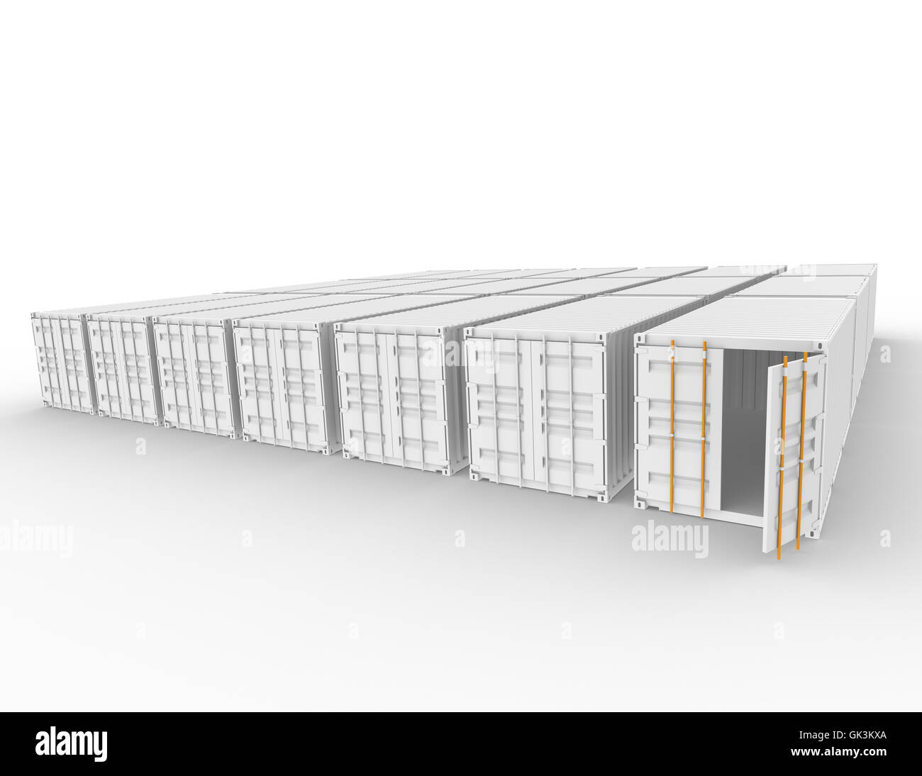 Empty shipping containers hires stock photography and images Alamy