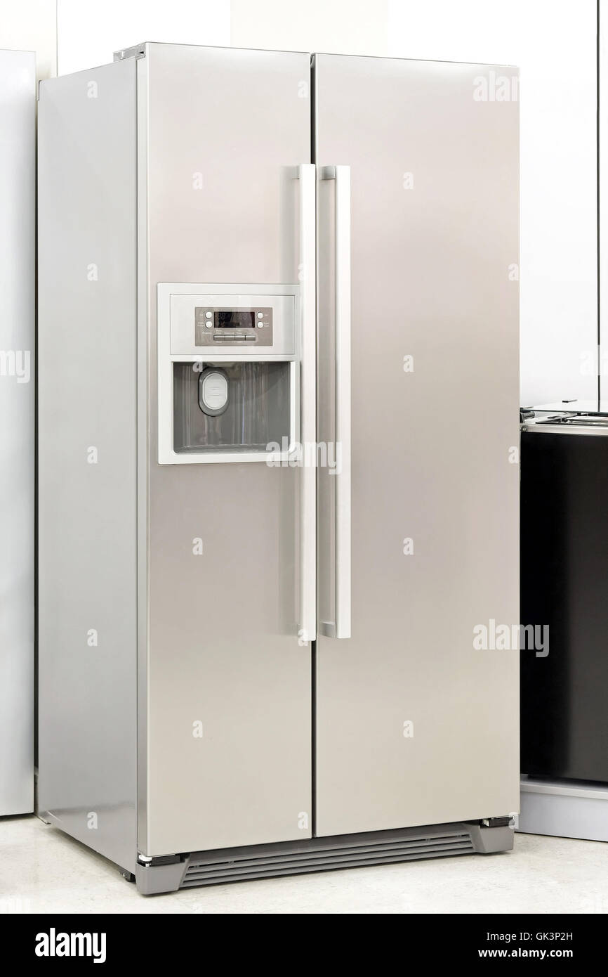 silver kitchen cuisine Stock Photo Alamy