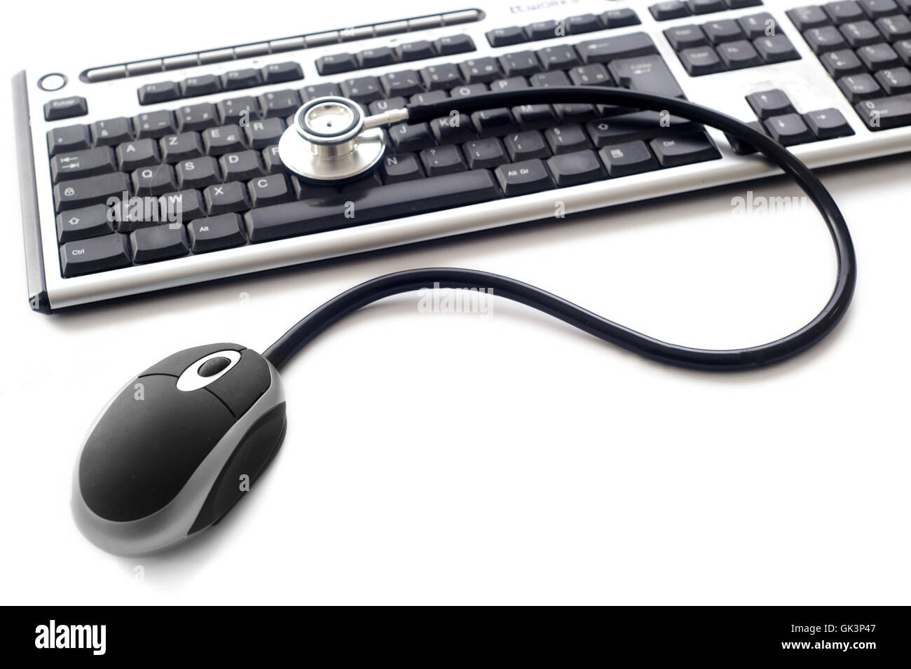 keyboard virus computers Stock Photo Alamy