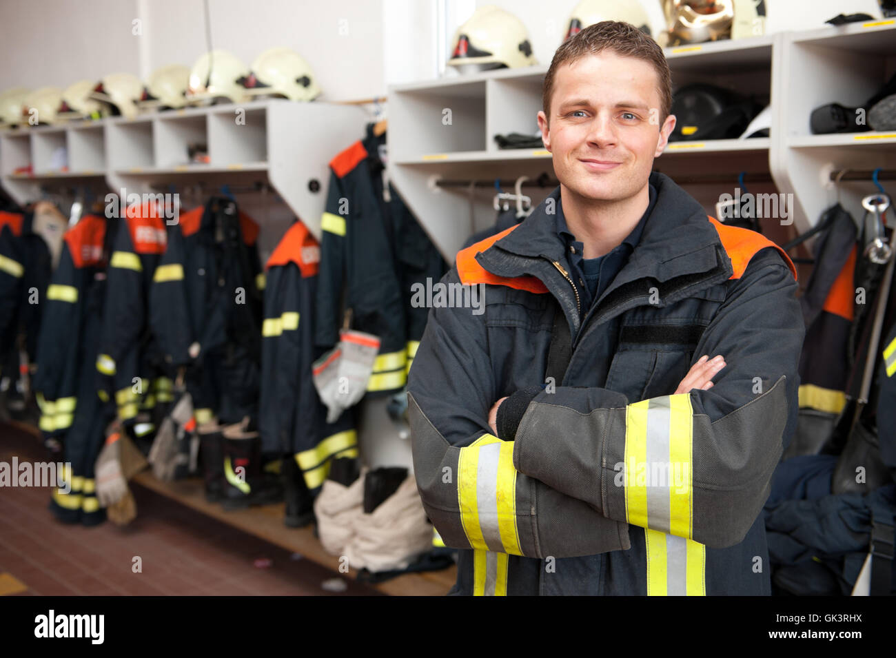 firefighter Stock Photo