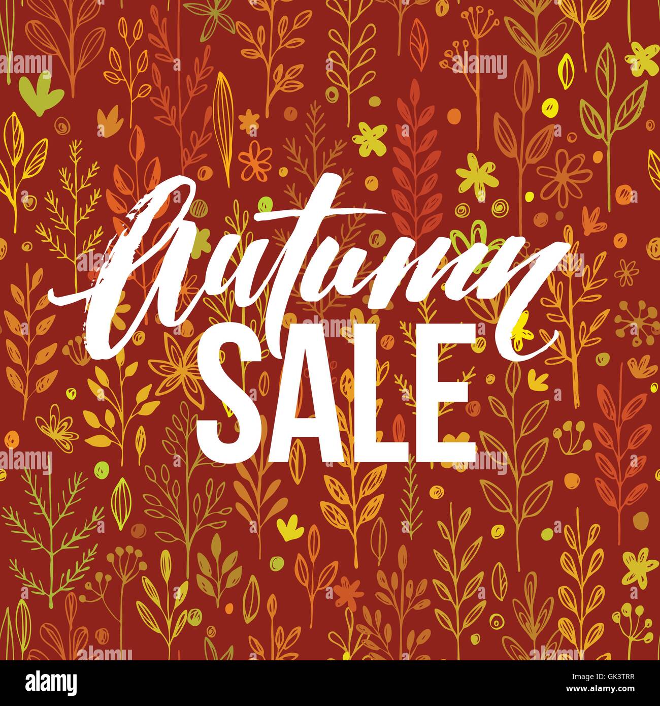 Autumn seasonal banner design. Fall leaf. Vector illustration Stock ...