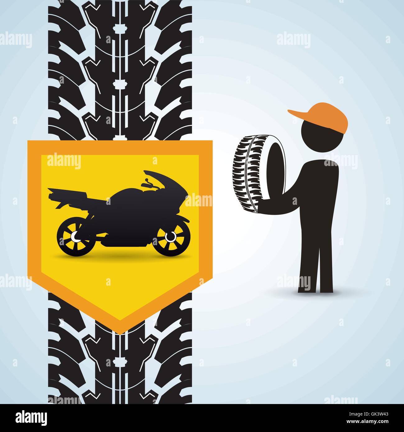Motorcycle restoration Stock Vector Images - Alamy