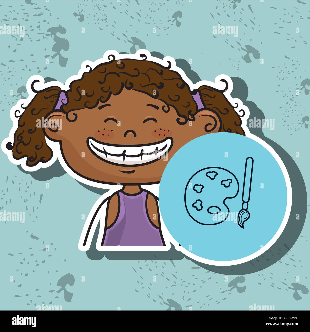 girl student school Stock Vector Image & Art - Alamy