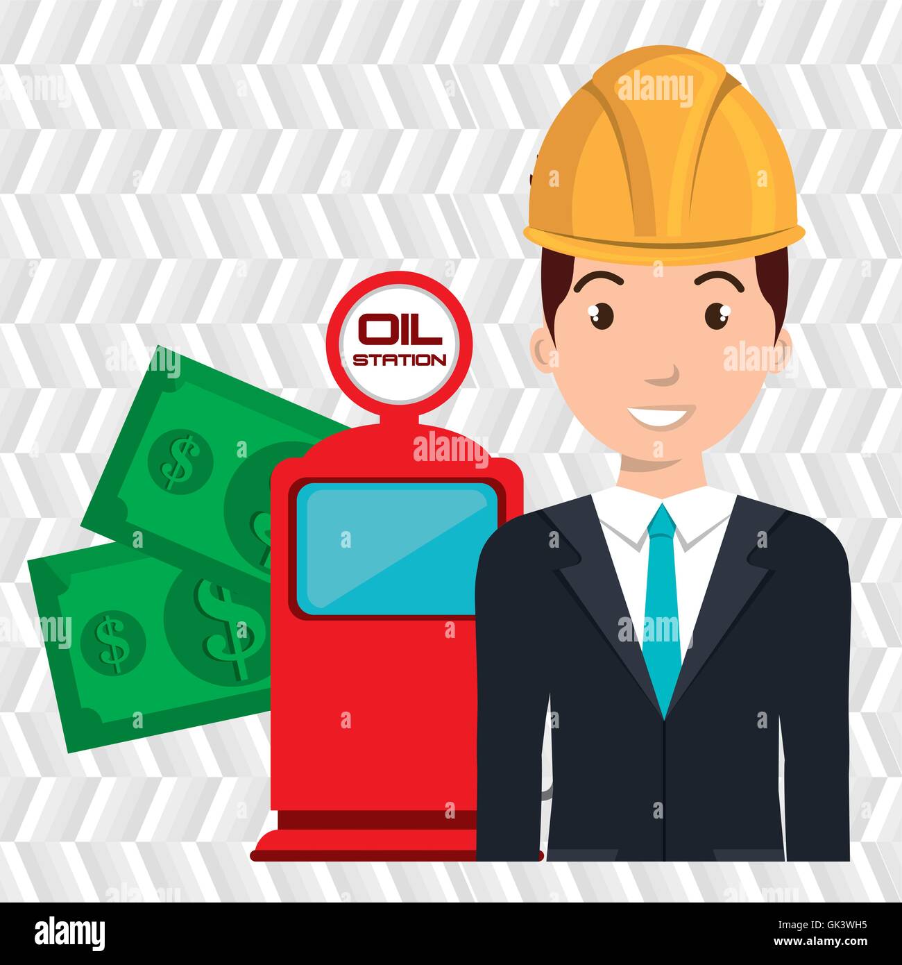 man dispenser gasoline Stock Vector Image & Art - Alamy