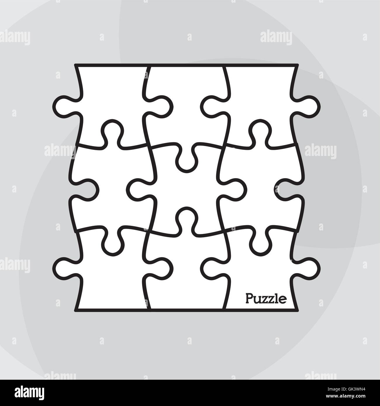 Puzzle icon design, Vector illustration Stock Vector Image & Art - Alamy