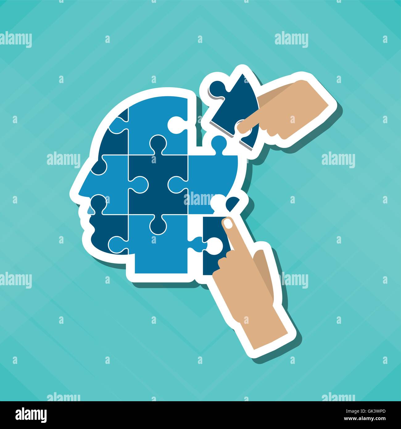 Puzzle icon design, Vector illustration Stock Vector Image & Art - Alamy
