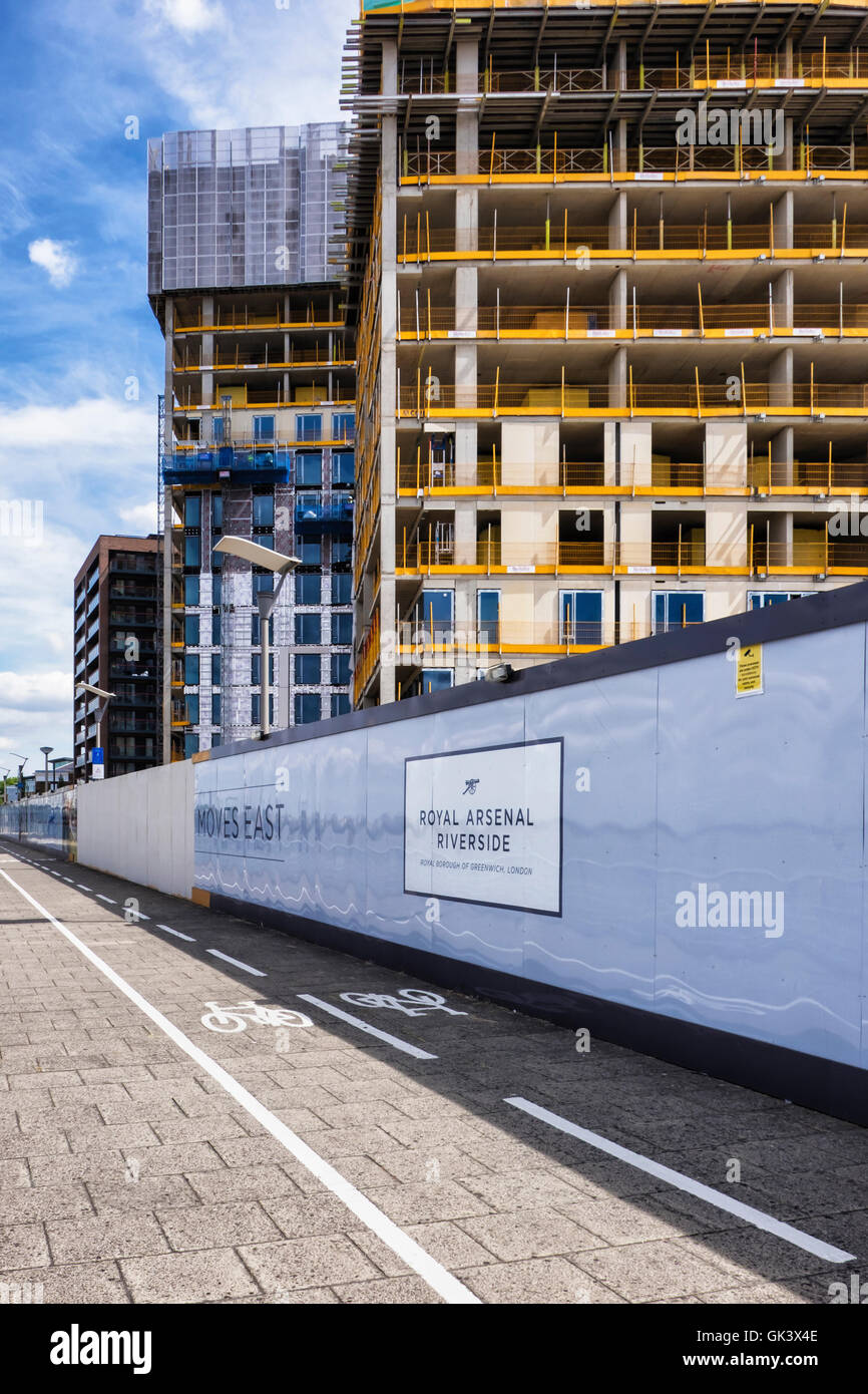 Woolwich, London. Royal Arsenal Riverside Berkeley Homes development