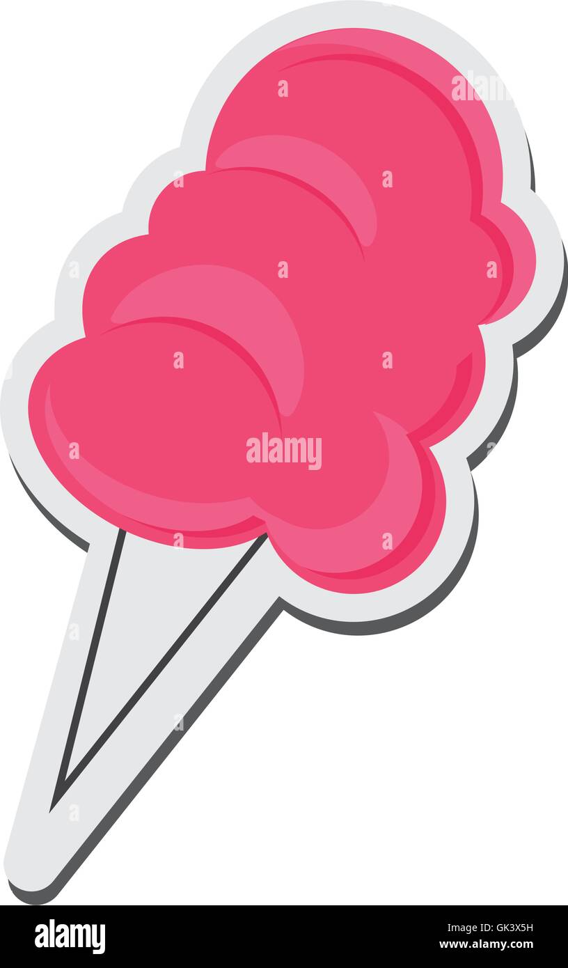 cotton candy icon Stock Vector Image & Art - Alamy