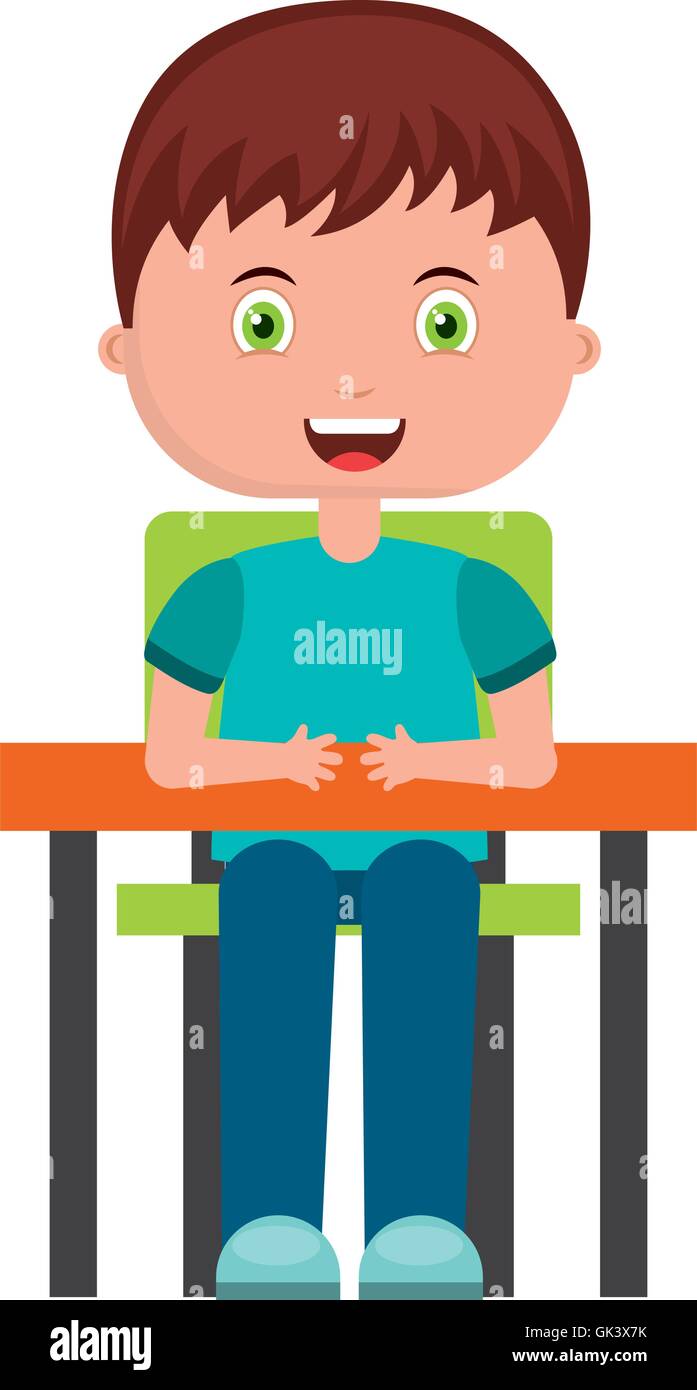 cute little boy isolated icon Stock Vector Image & Art - Alamy