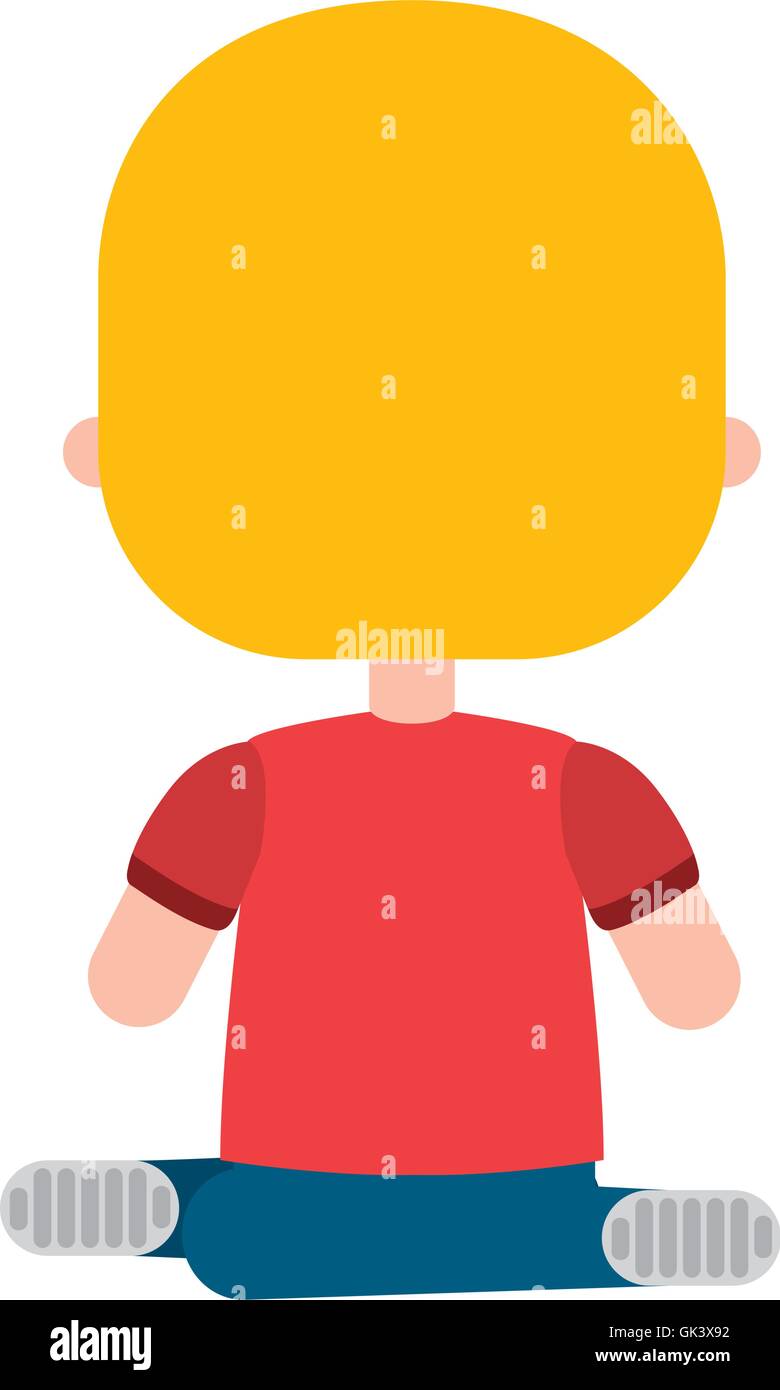 cute little boy isolated icon Stock Vector Image & Art - Alamy