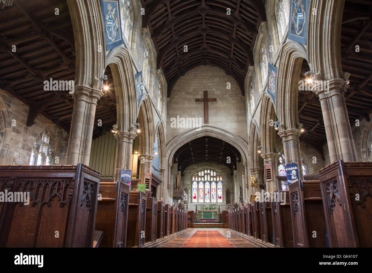 St Mary's Church, Thirsk, Yorkshire, England, UK Stock ...