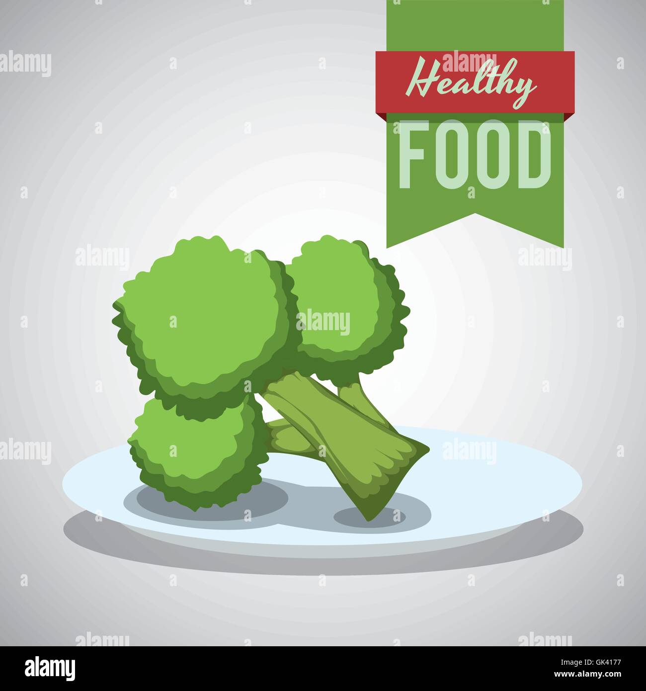 Healthy food design. organic food. flat illustration Stock Vector Image ...