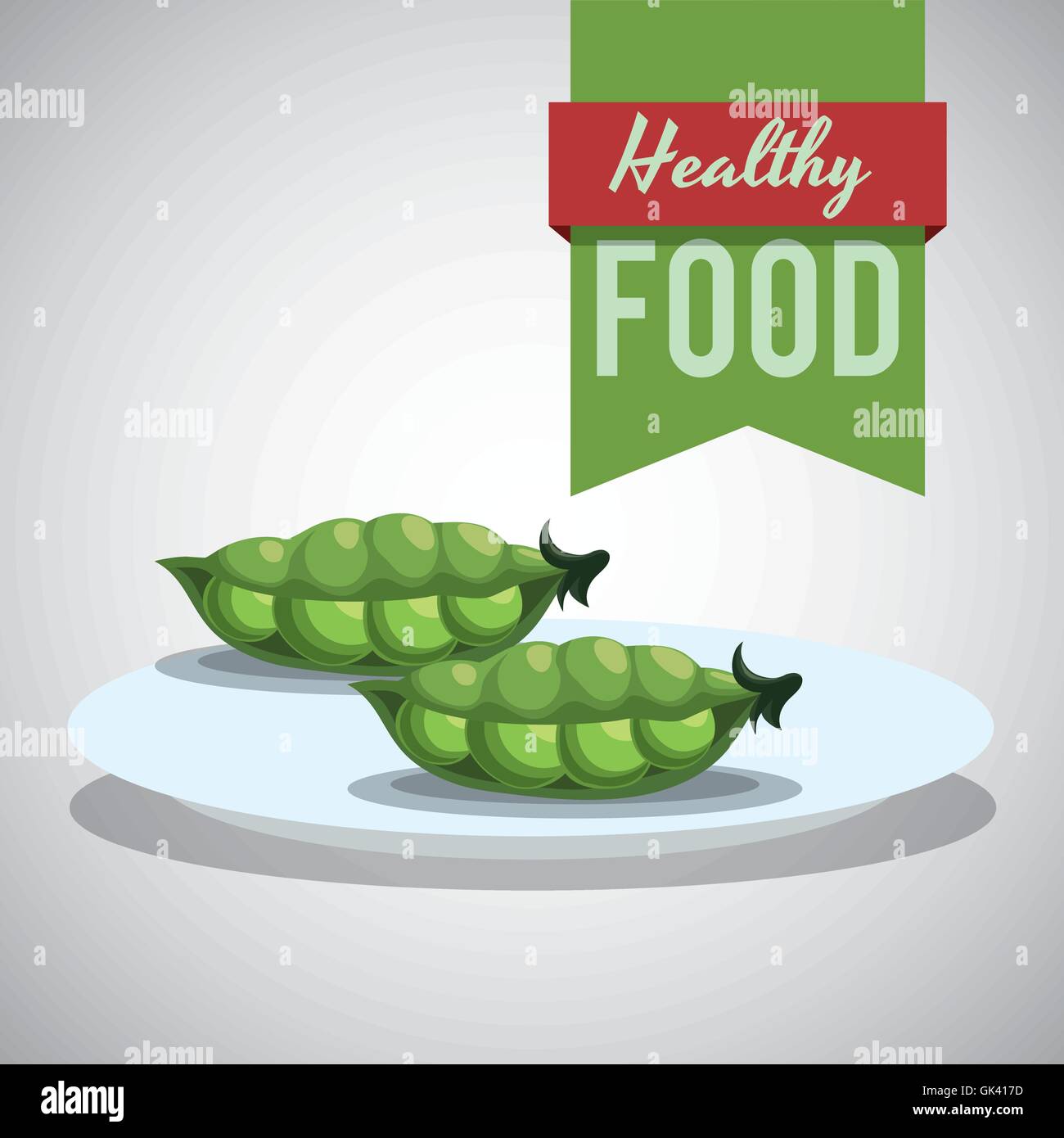 Healthy food design. organic food. flat illustration Stock Vector Image ...