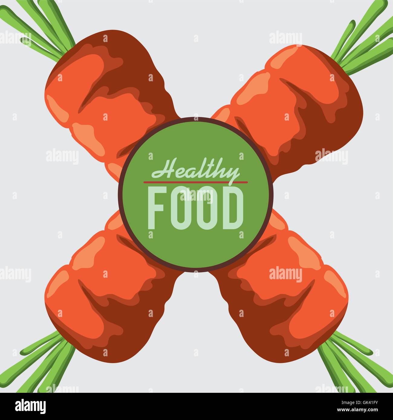 Healthy food design. organic food. flat illustration , vector Stock ...