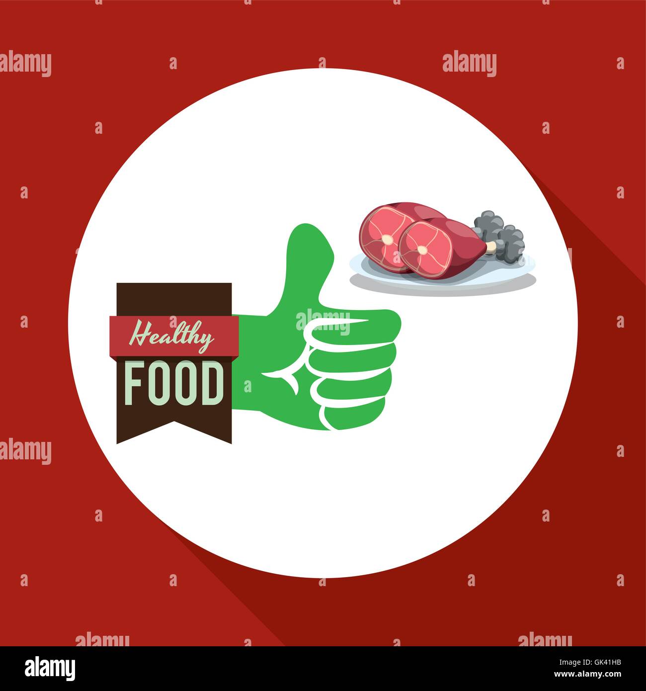 Healthy food design. organic food. flat illustration , vector Stock ...