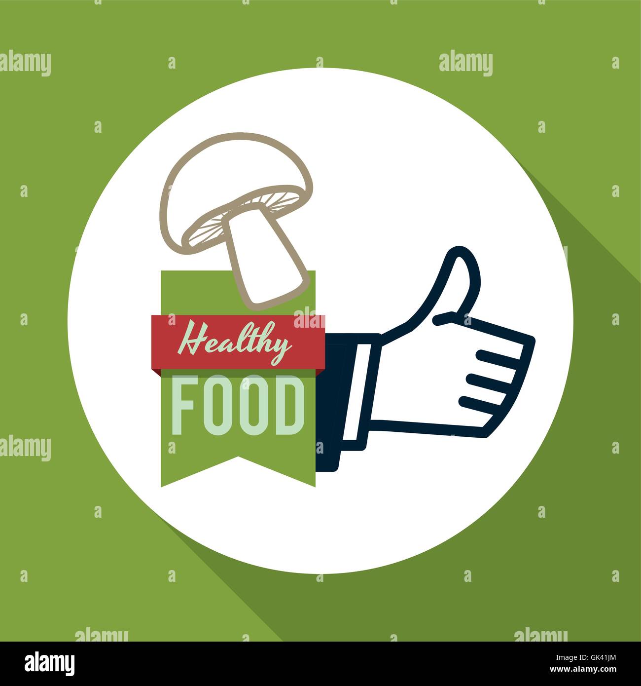Healthy food design. organic food. flat illustration , vector Stock ...