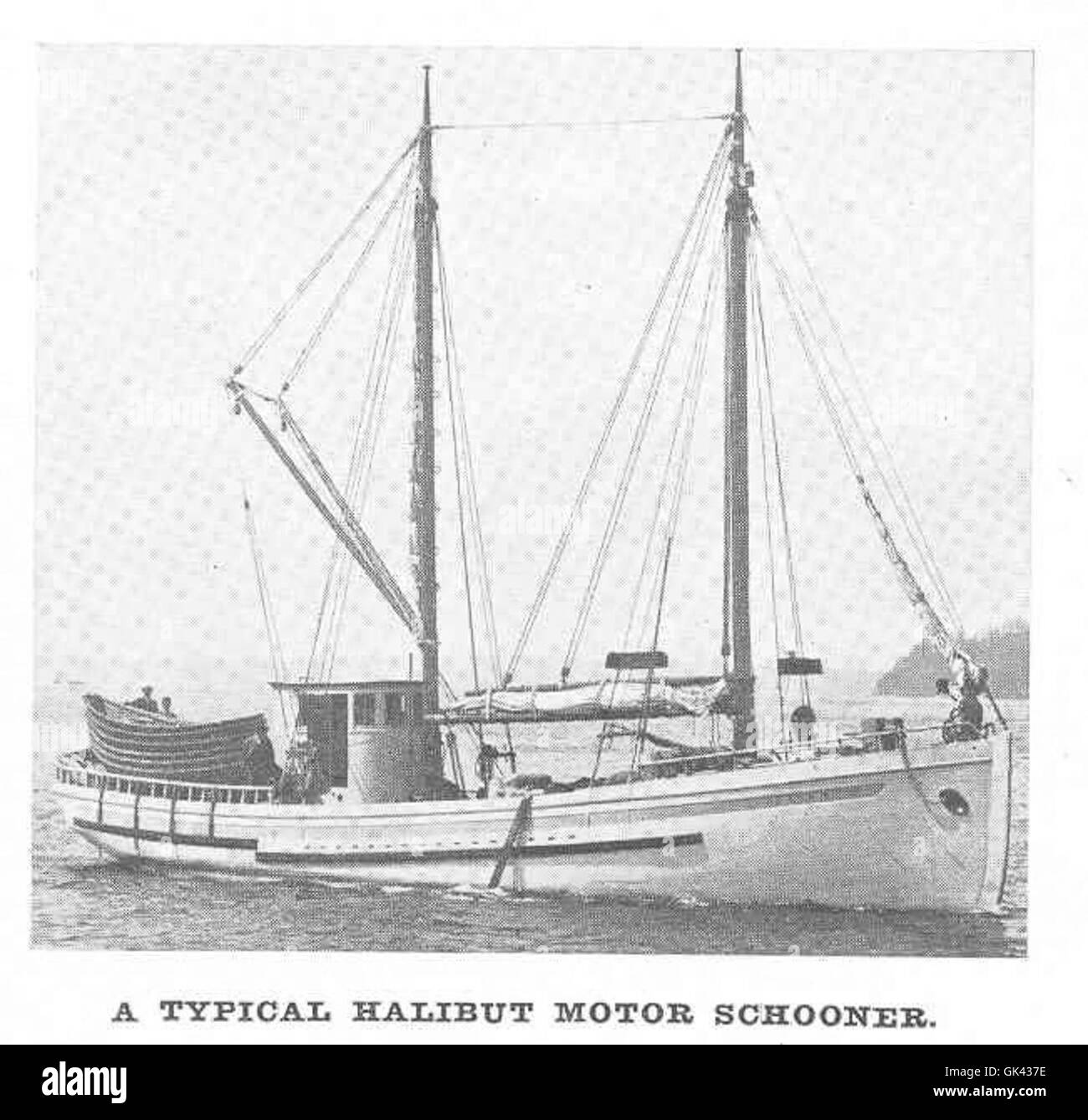 44783 Typical Halibut Motor Schooner Stock Photo Alamy