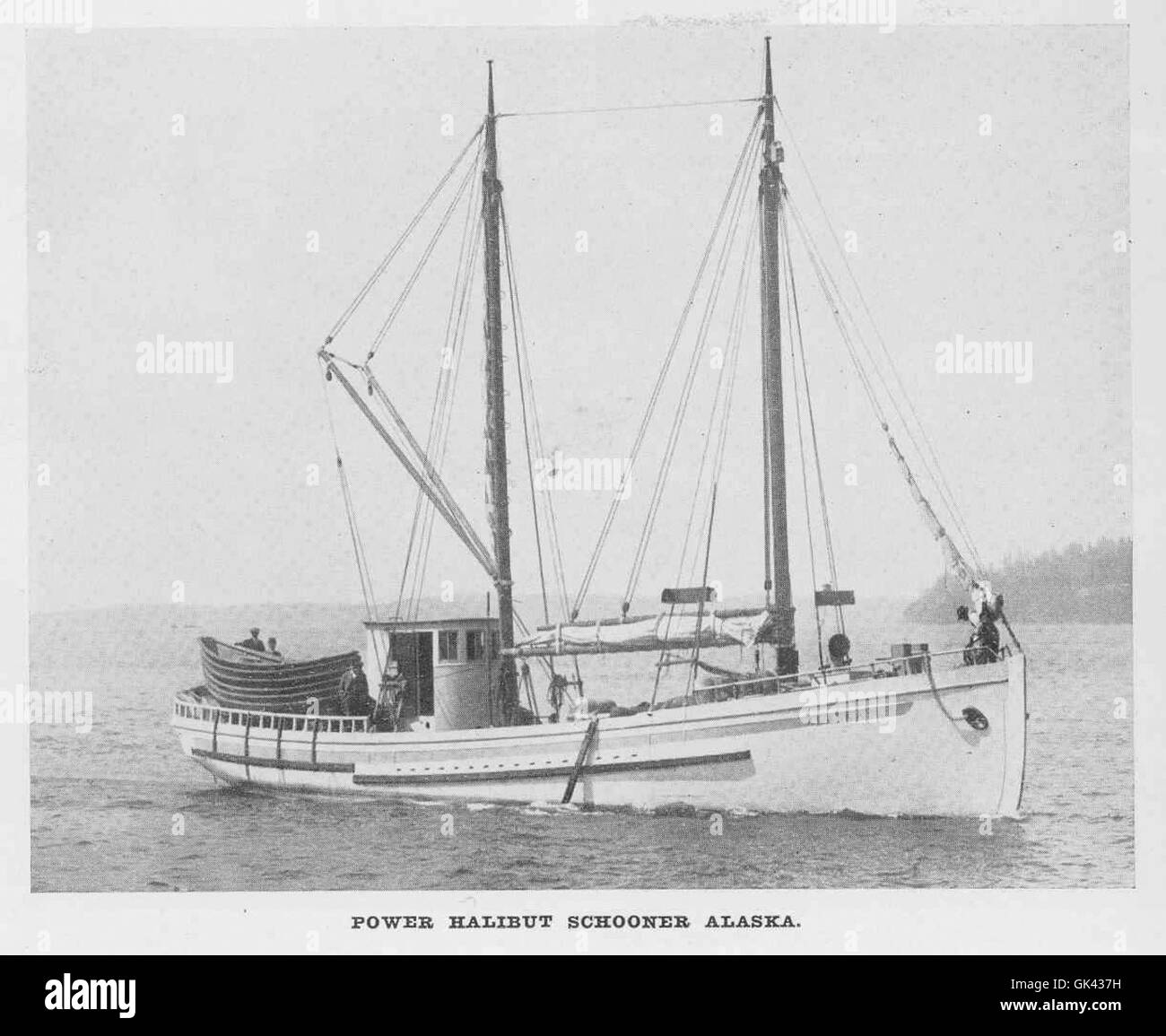 44786 Power Halibut Schooner Alaska Stock Photo Alamy