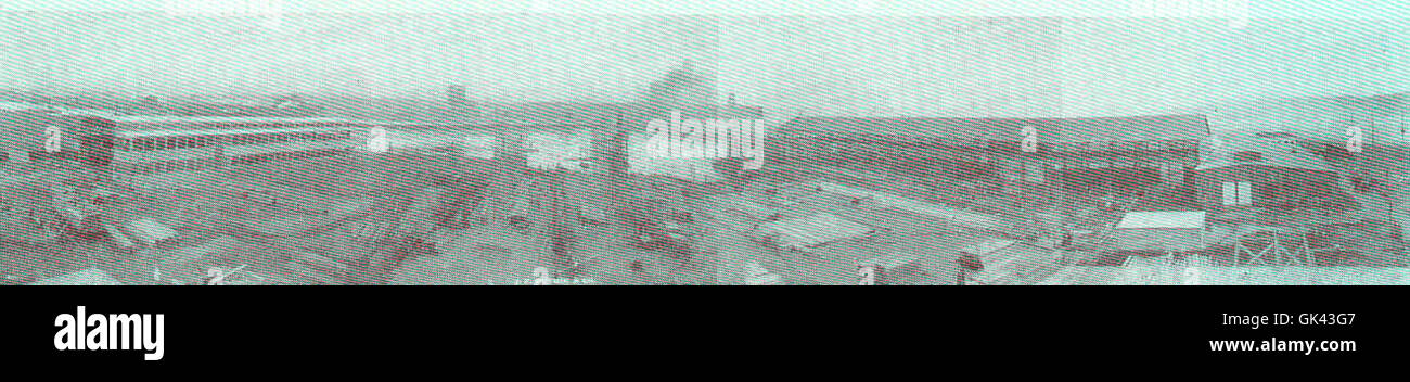 44979 Plant of J F Duthie & Co, Seattle - Engineers, Shipbuilders, Boiler Makers Stock Photo