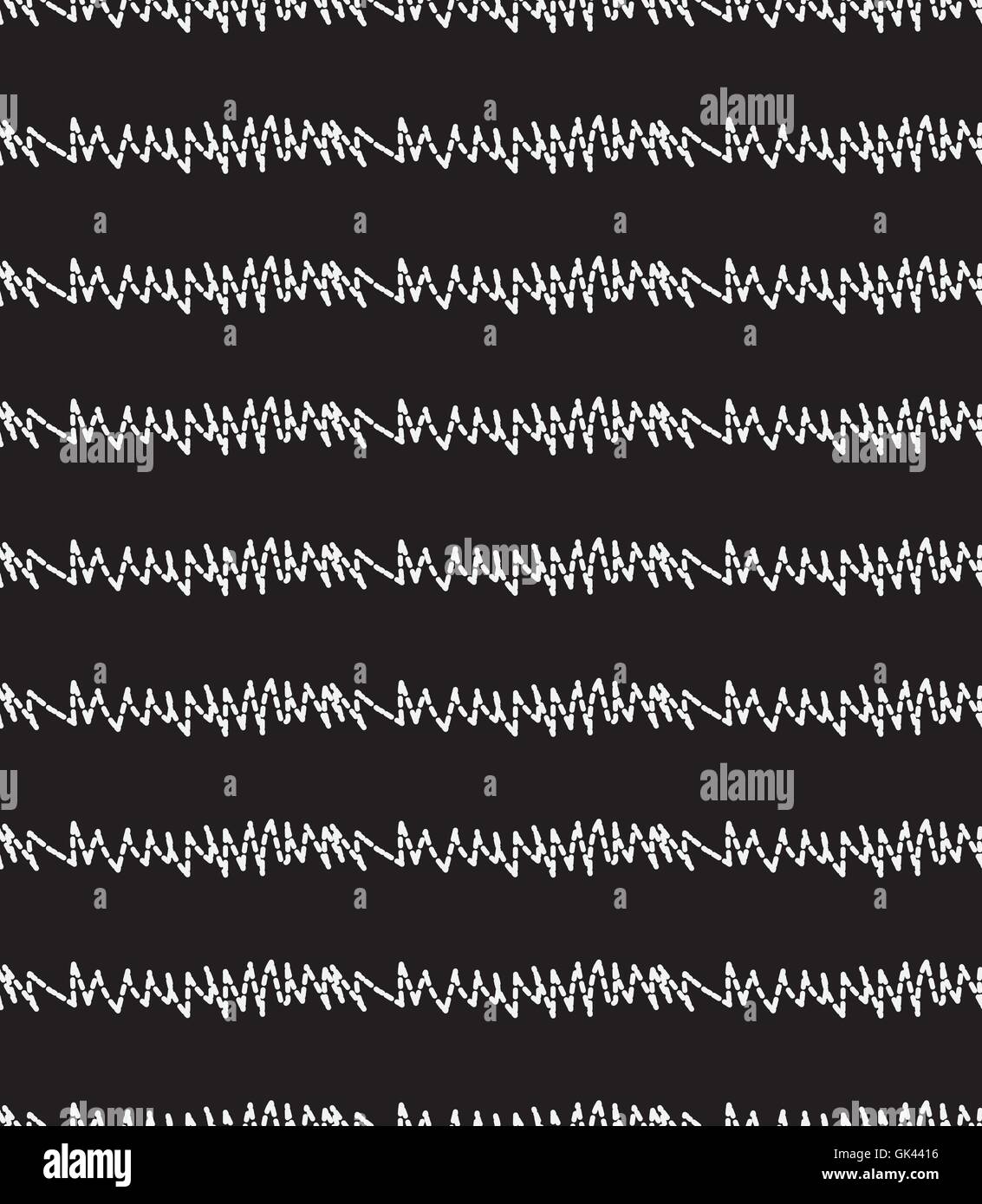 Hand drawn seamless pattern, scribble style. Vector Stock Vector Image ...
