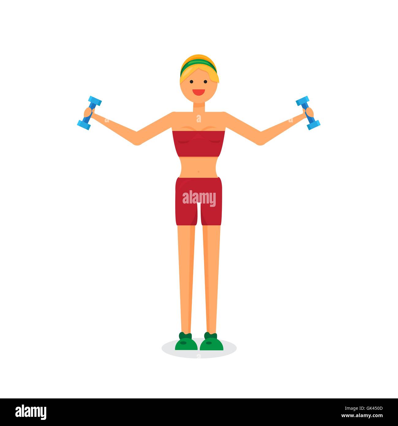 Female Biceps Before After Sport Arms Stock Vector (Royalty Free) 484119145