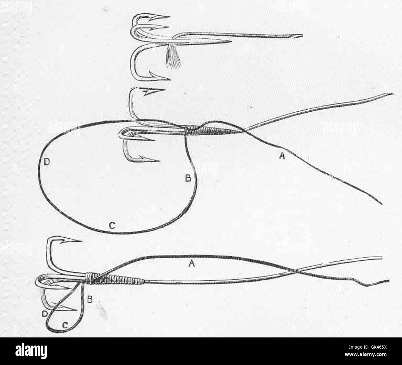A treble hook Black and White Stock Photos & Images - Alamy