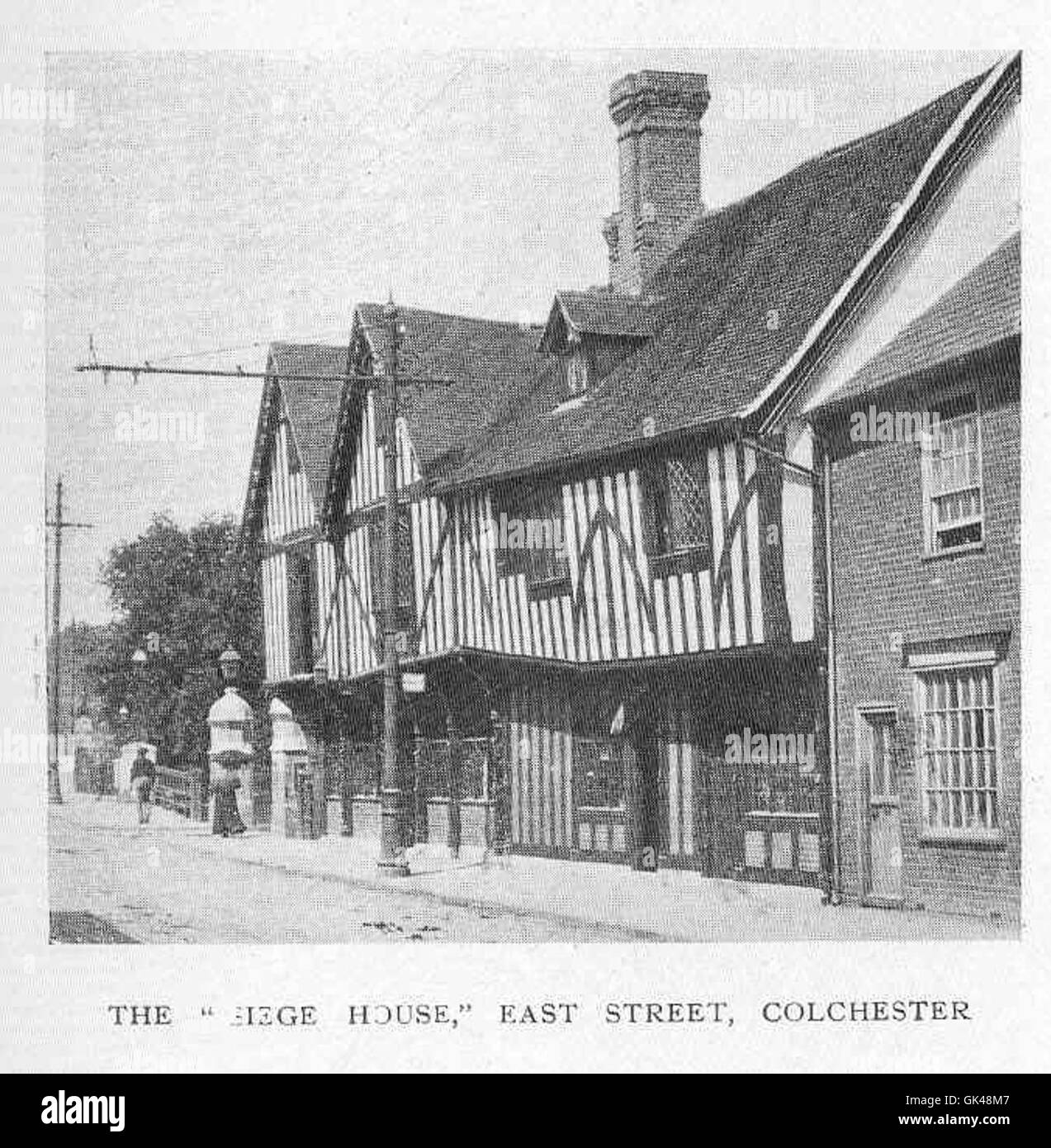 48335 'Siege House' East Street, Colchester Stock Photo Alamy