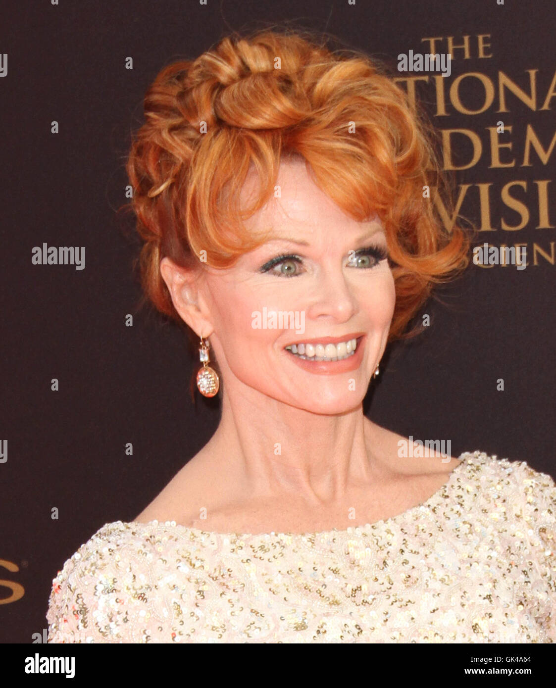 43rd Annual Daytime Emmy Awards Arrivals 2016 held at the Westin Bonaventure Hotel and Suites  Featuring: Patsy Pease Where: Los Angeles, California, United States When: 01 May 2016 Stock Photo