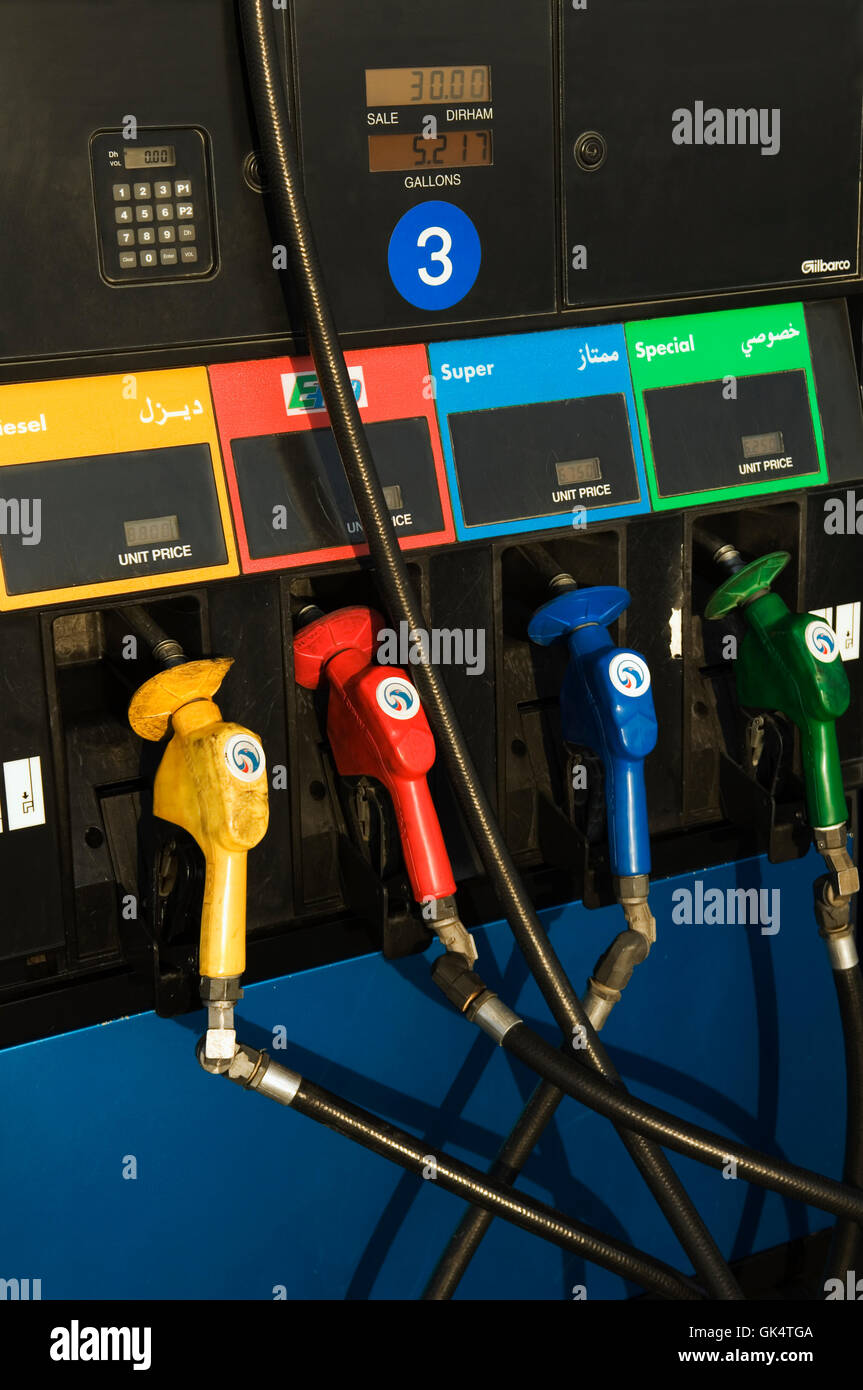 gasoline color codes