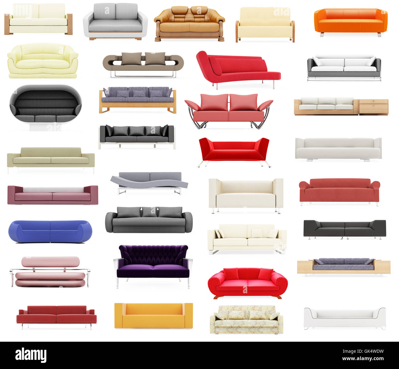 isolated household furniture Stock Photo Alamy