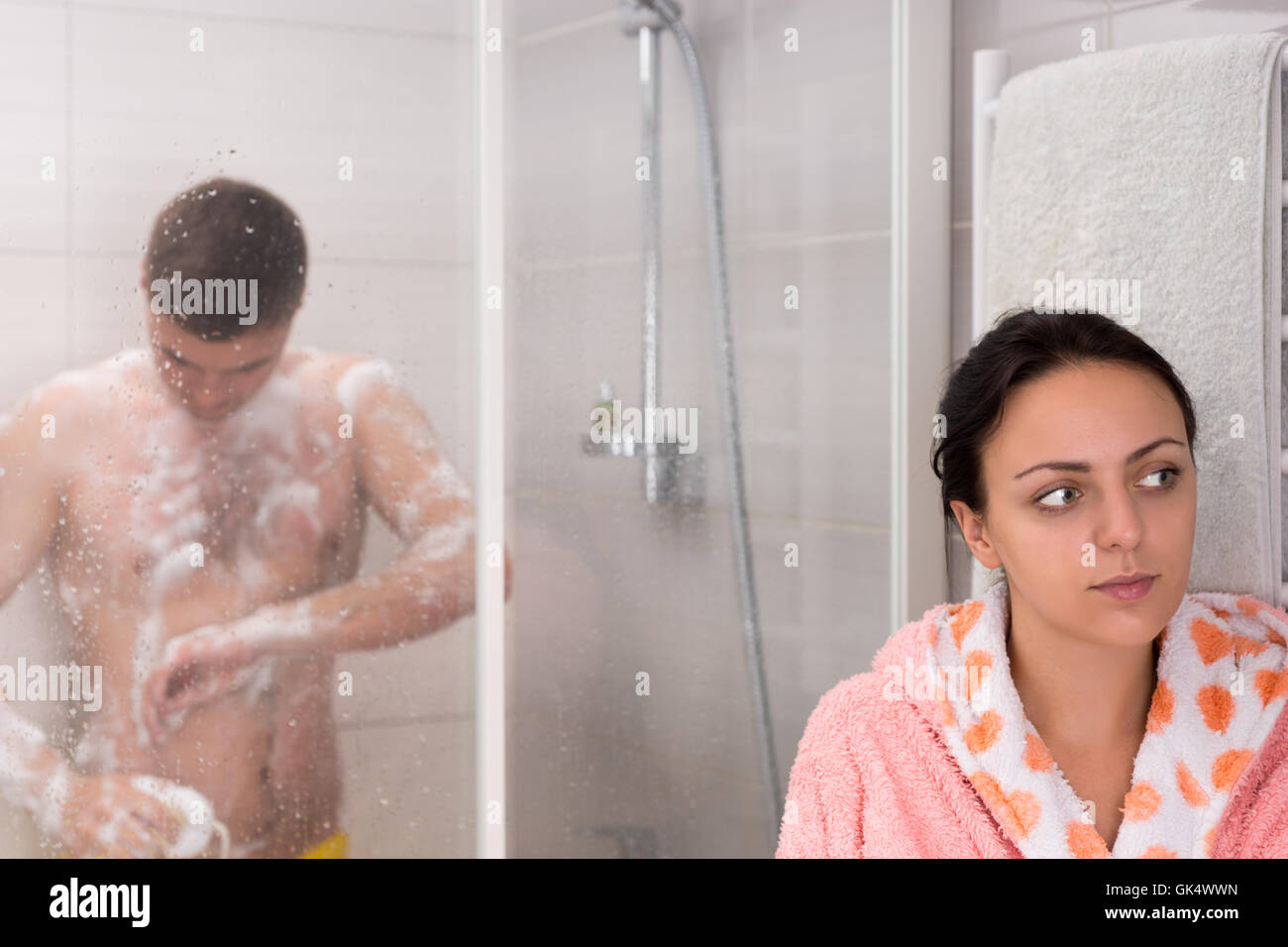 after, bath, bathing, bathrobe, bathroom, beautiful, beauty, body, cabin, c...