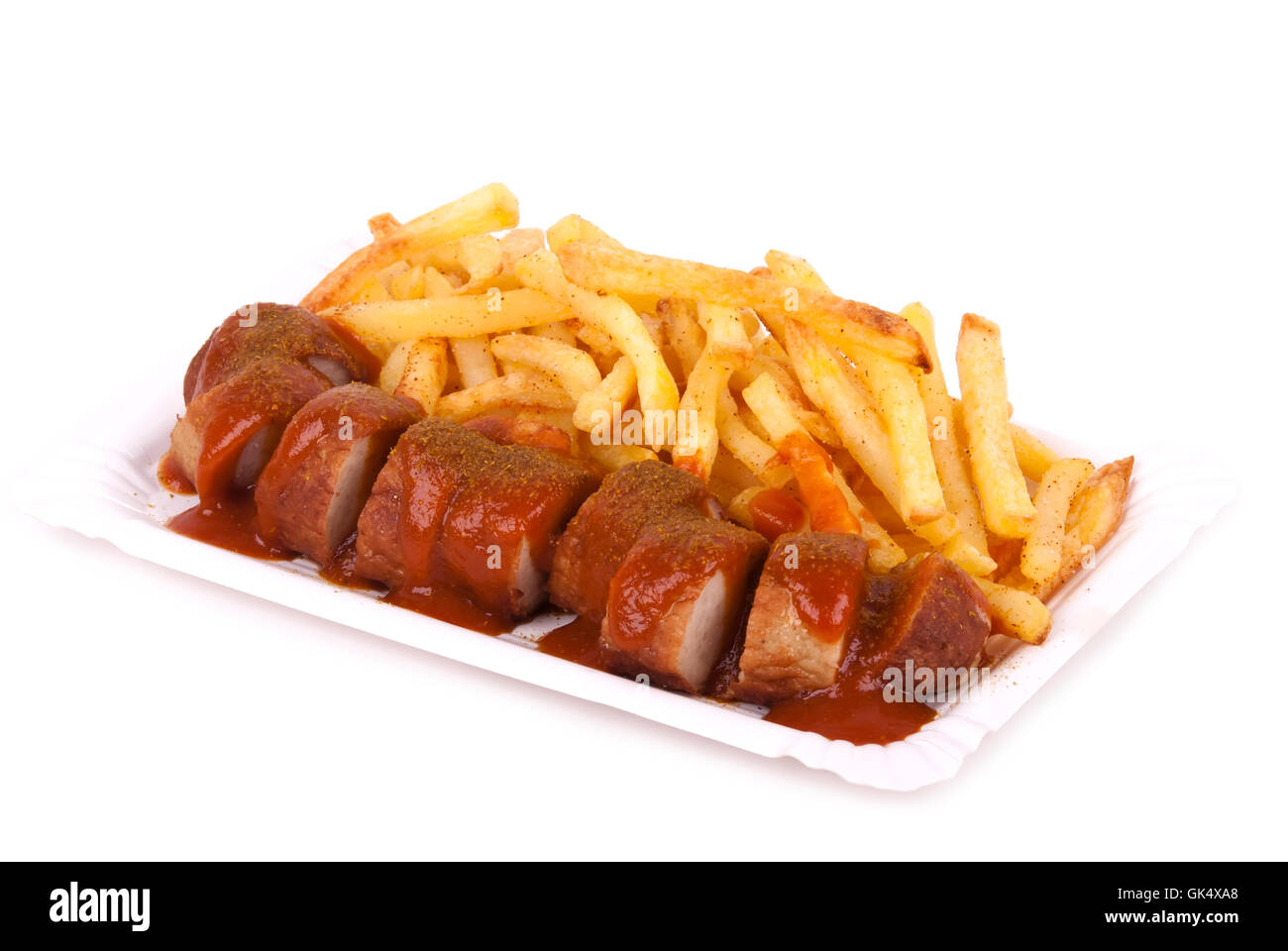 Currywurst pommes Cut Out Stock Images & Pictures - Alamy