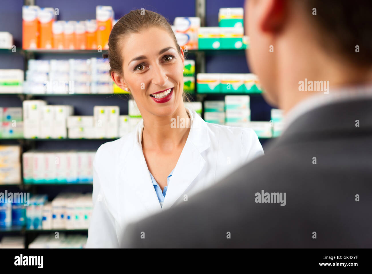 Pharmacy customers hi-res stock photography and images - Alamy