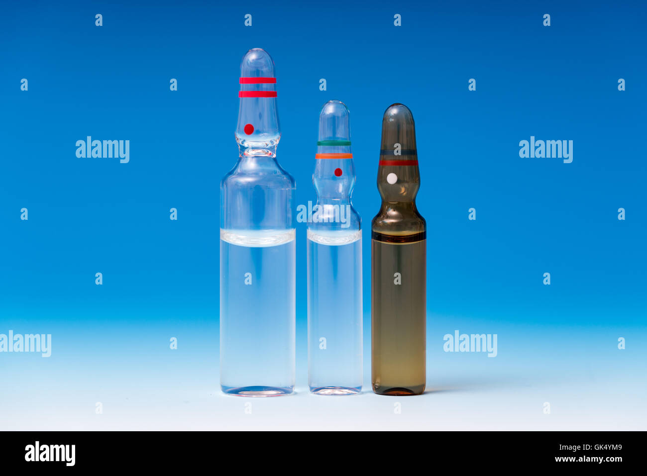 ampoule with medication Stock Photo Alamy