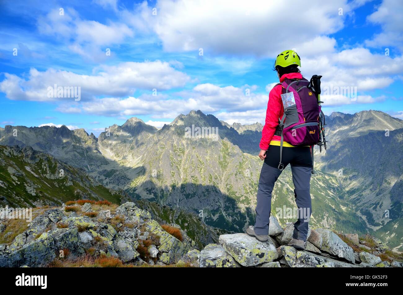Girl trekking hi-res stock photography and images - Alamy