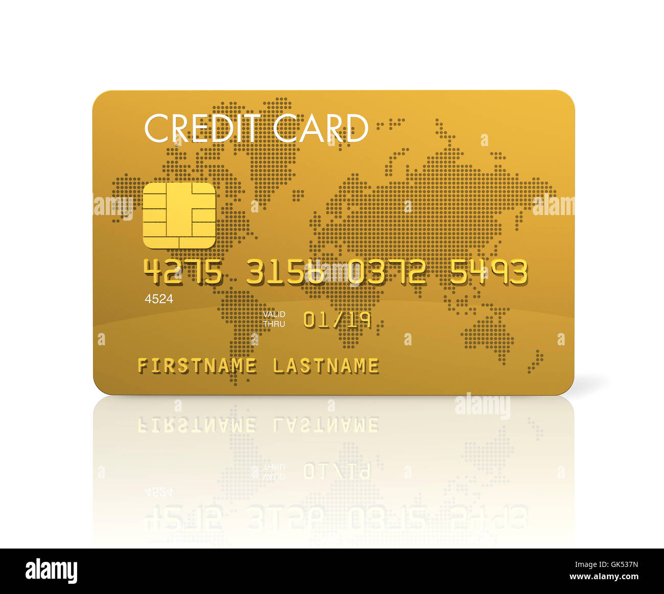Gold credit debit card world map hi-res stock photography and images ...