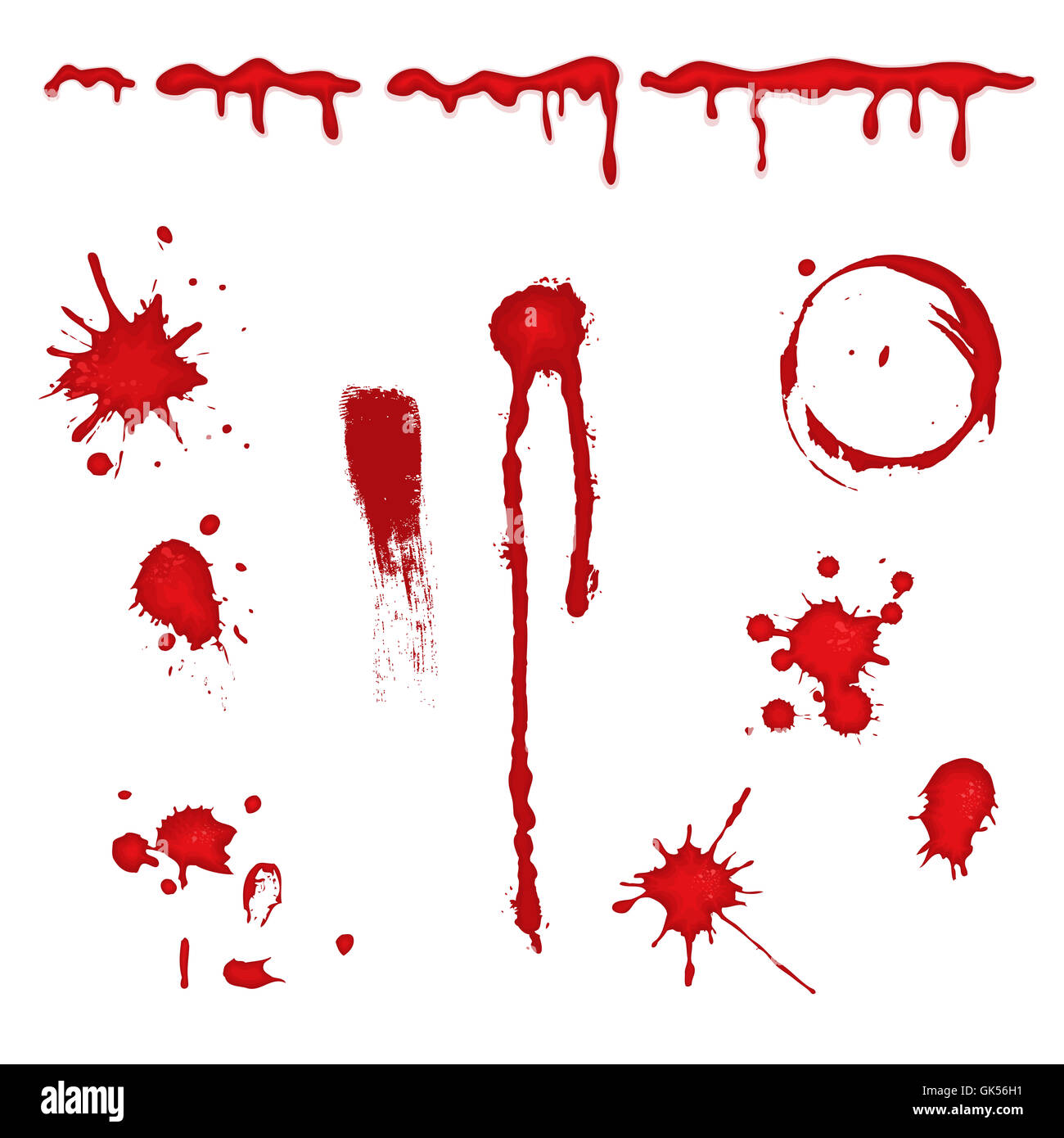 blood trail drop Stock Photo Alamy