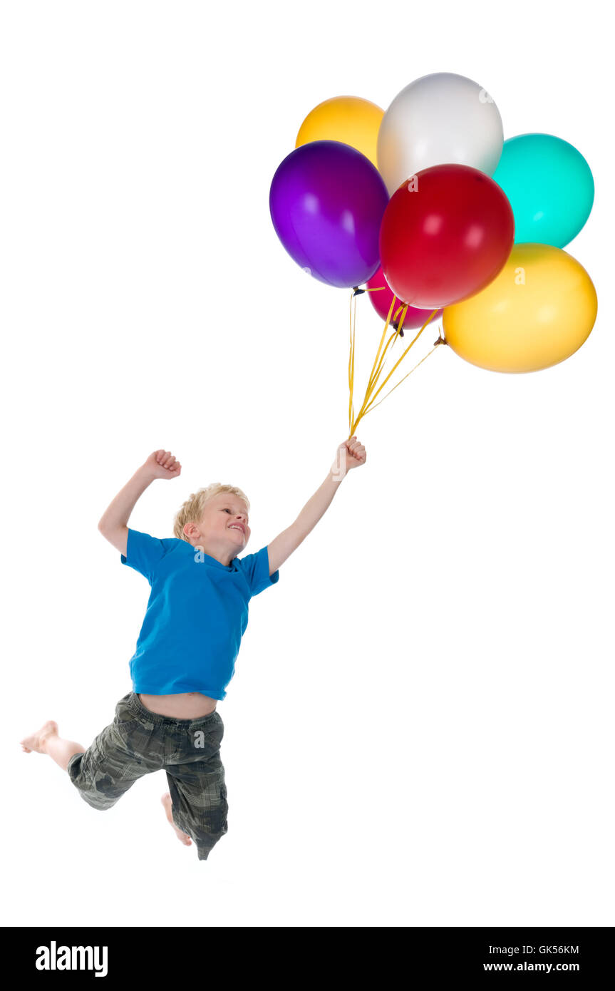 isolated balloon kid Stock Photo - Alamy