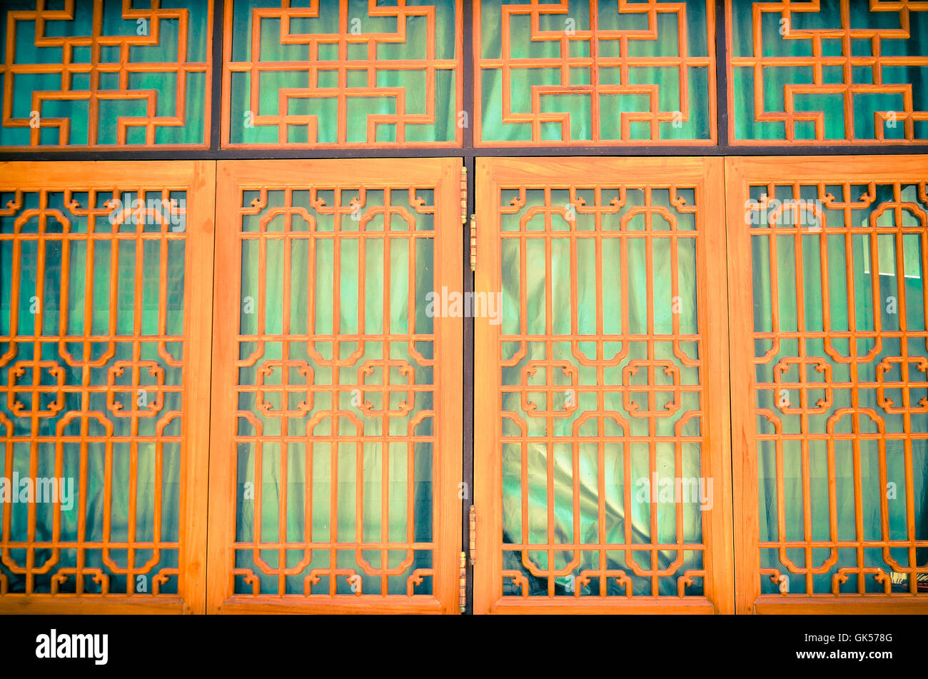 Traditional Chinese Window Stock Photo Alamy