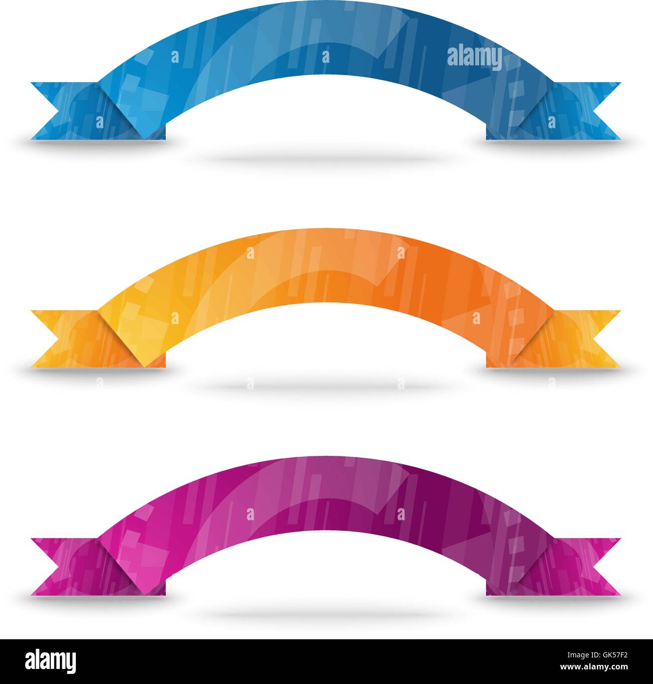 Color ribbon set Stock Vector Image & Art - Alamy