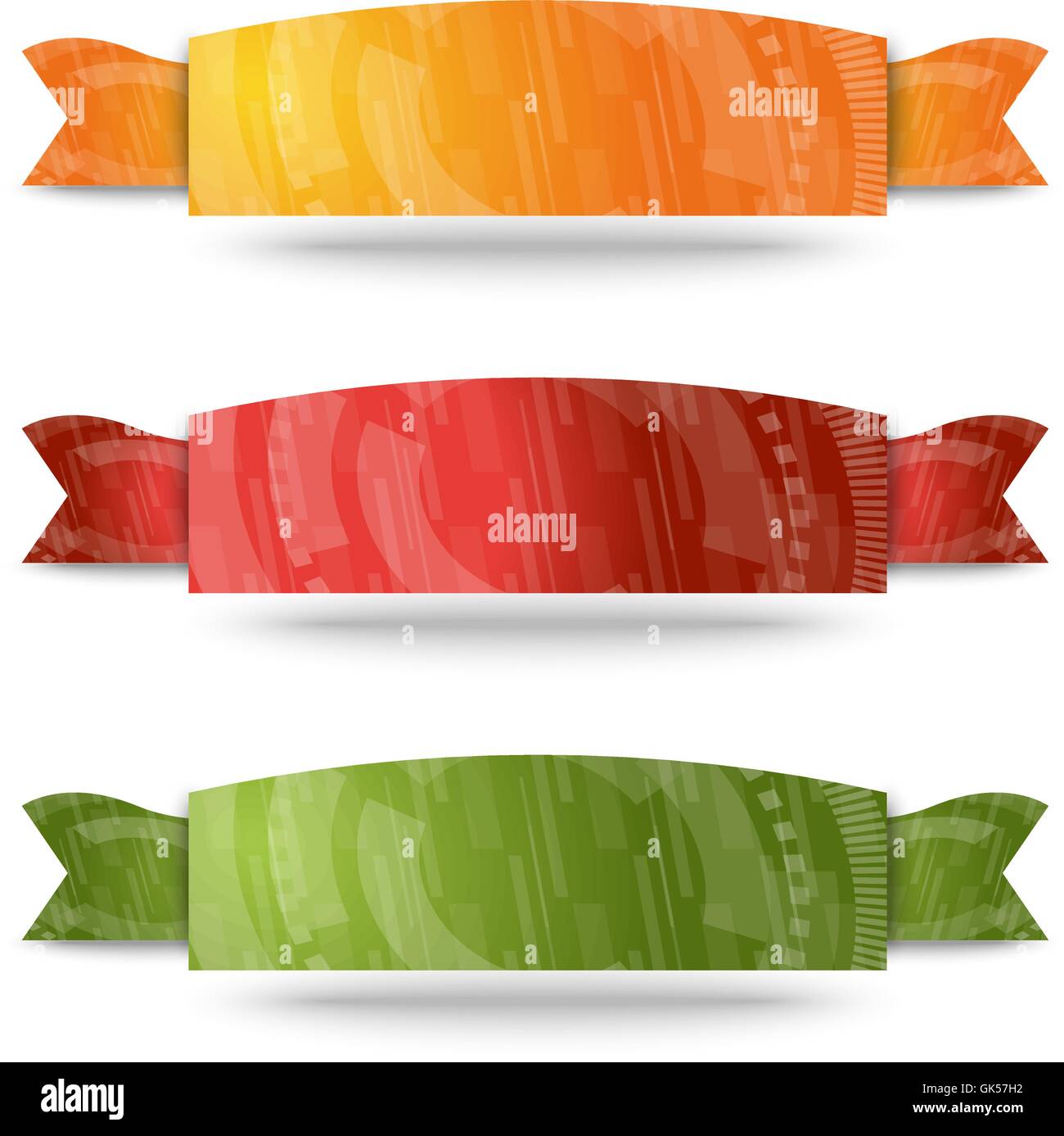 Color ribbon set Stock Vector Image & Art - Alamy