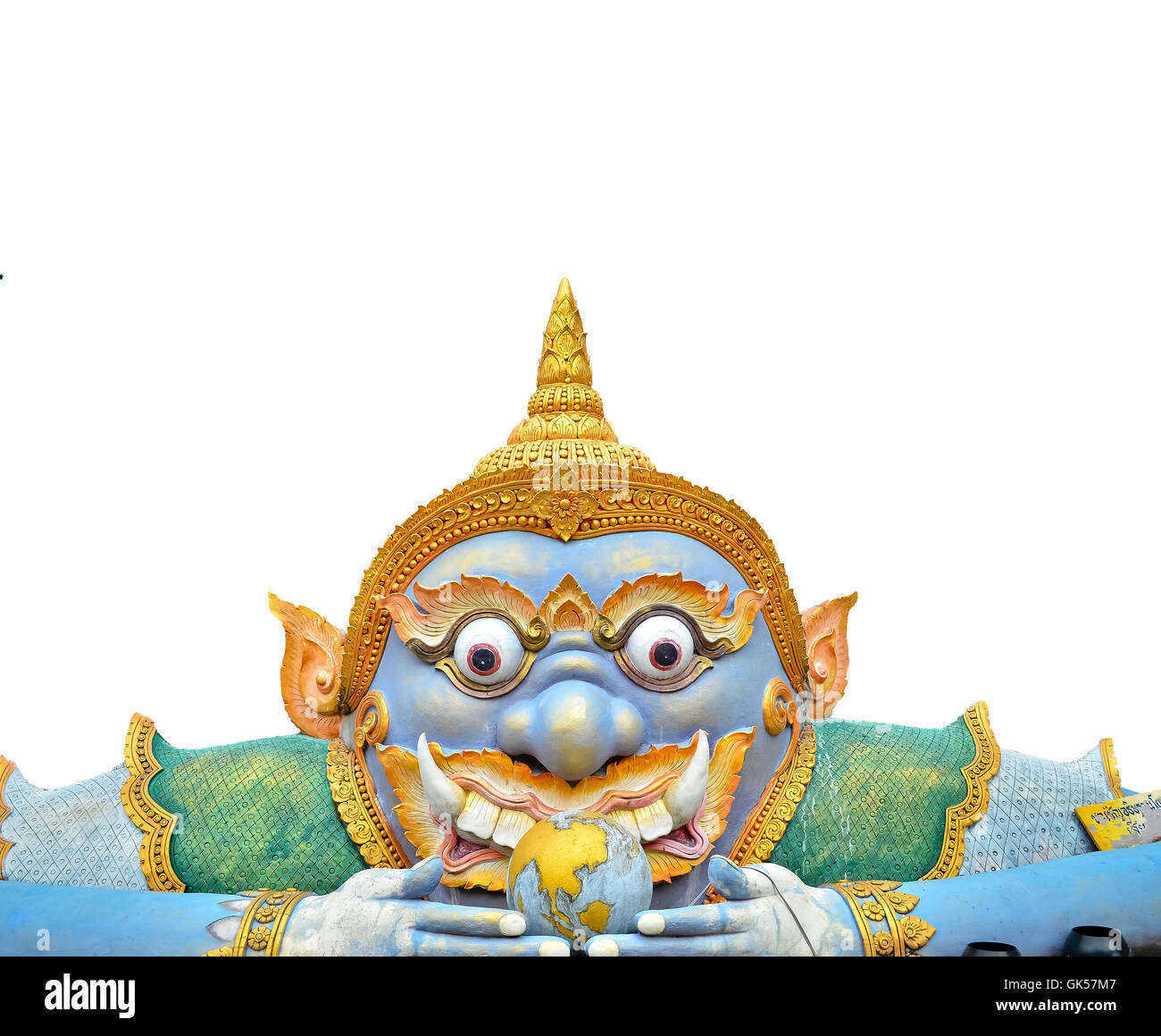 Phra Rahu statue, who is the mythical god of darkness,Thailand. Stock Photo