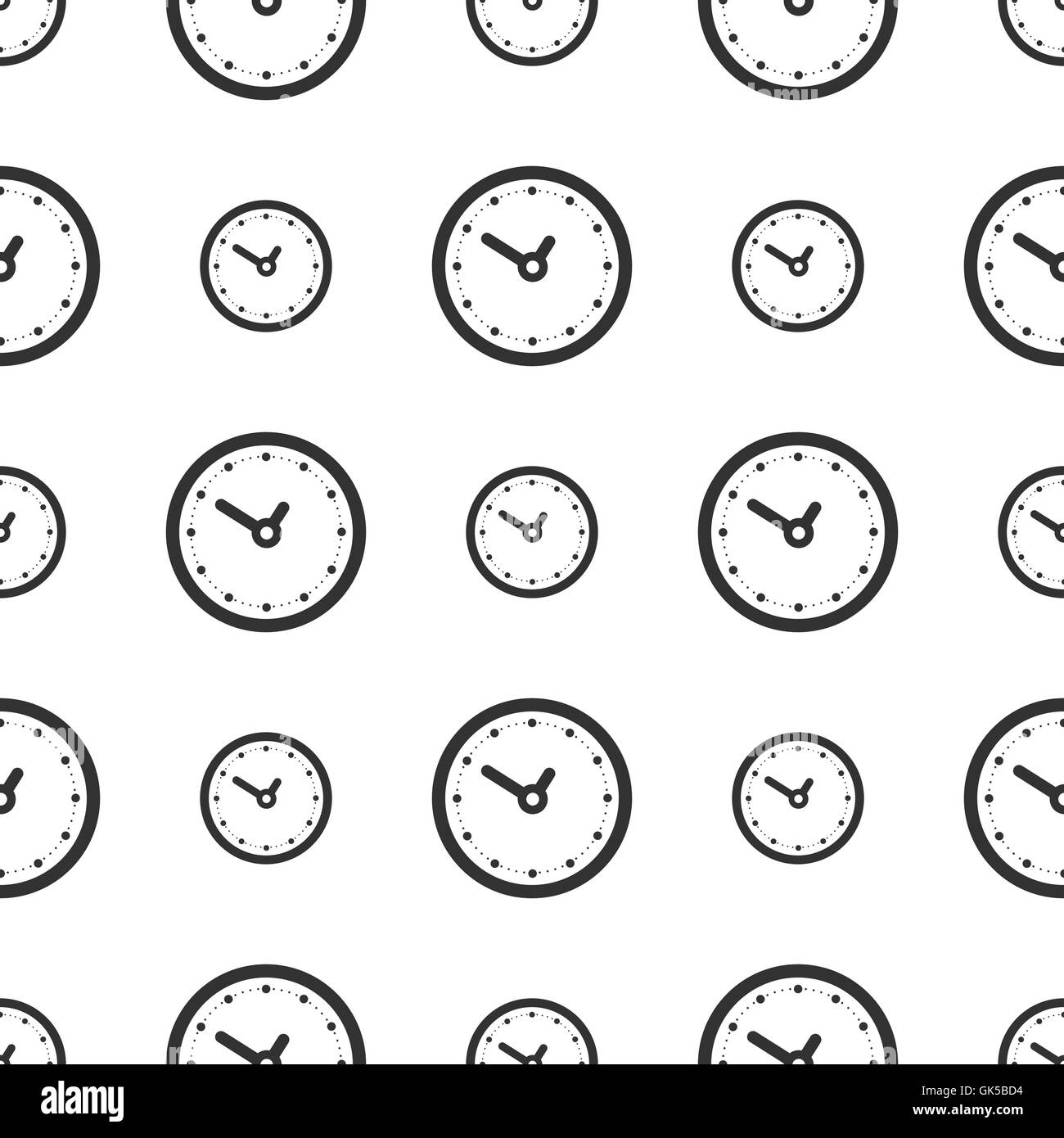 Seamless clock pattern Stock Vector Image & Art Alamy