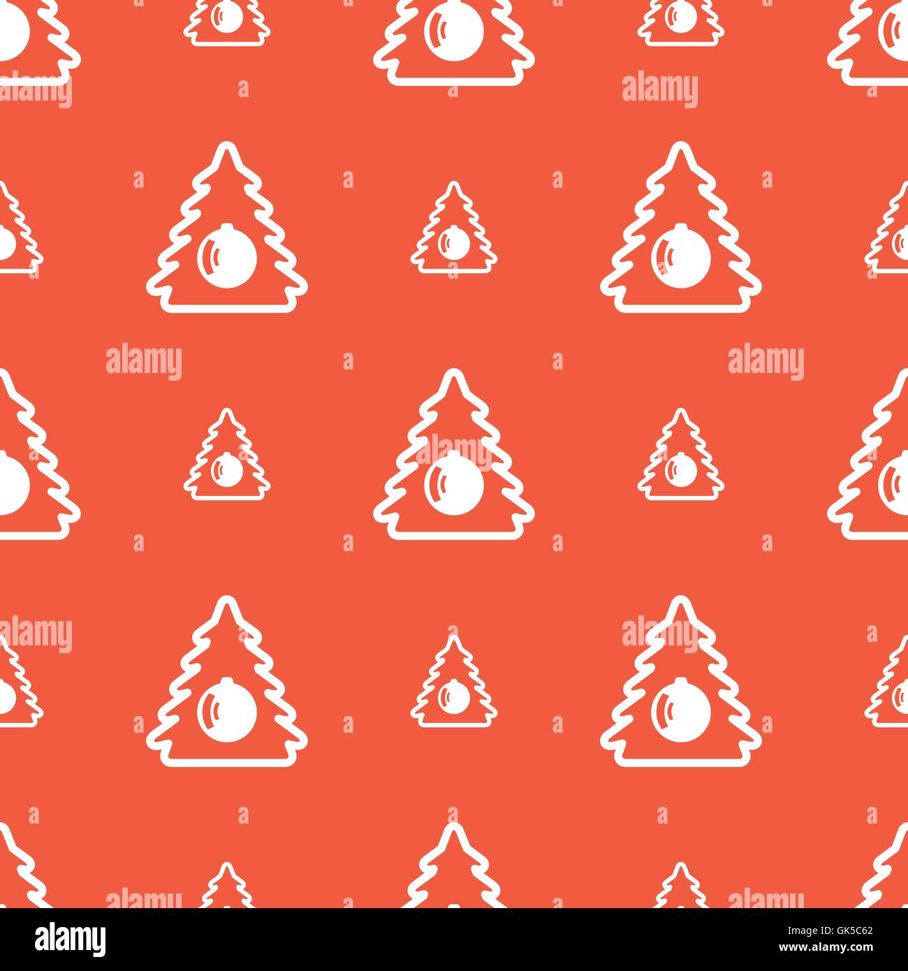 Seamless pattern with new year tree Stock Vector Image & Art - Alamy