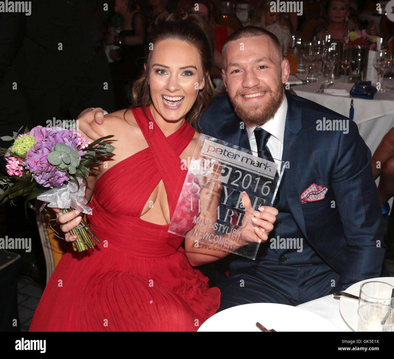 VIP Style Awards 2016 held at The Marker Hotel Inside Featuring Conor McGregor, Dee Devlin