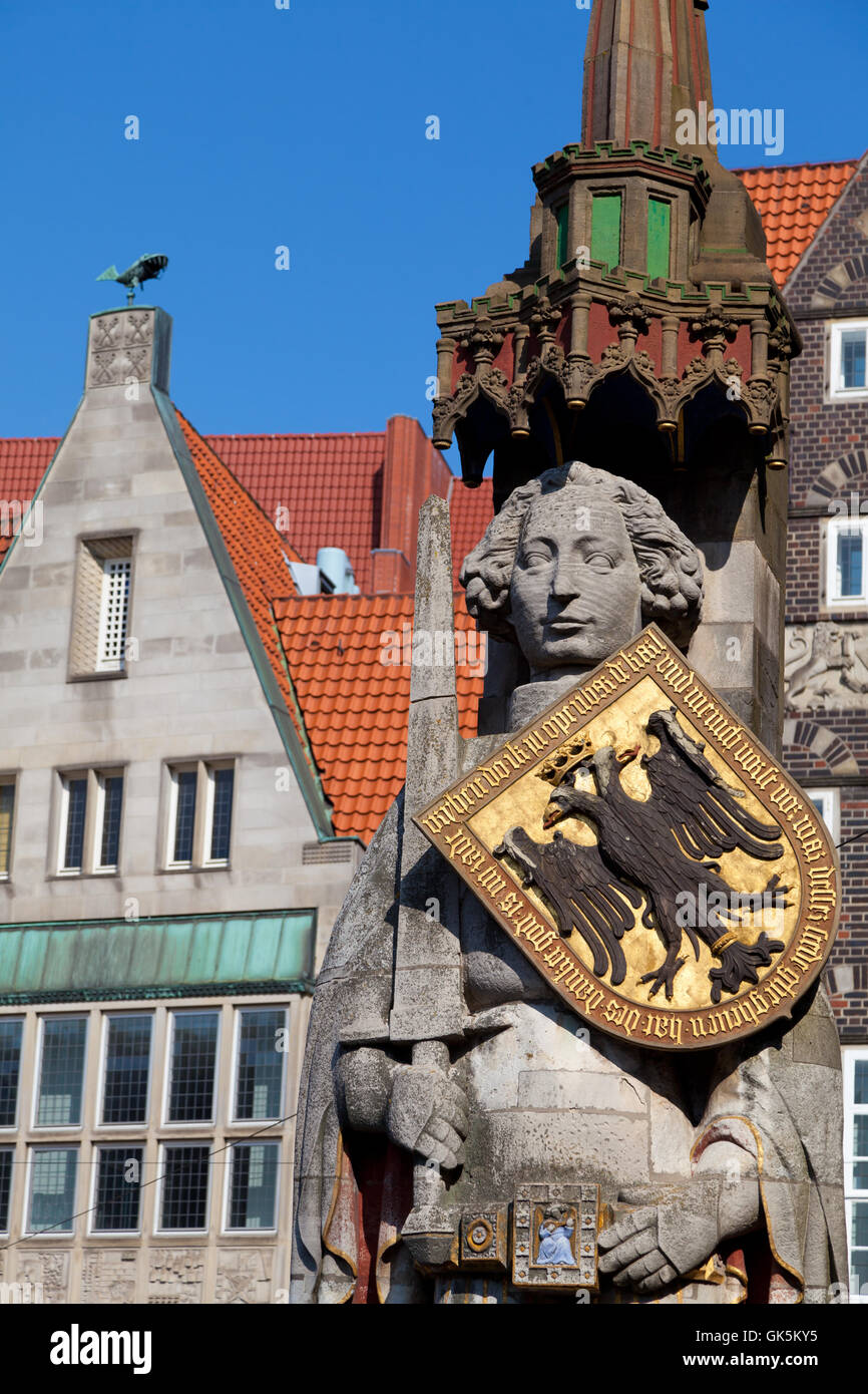 Roland Statue In Bremen Germany Stock Photo Alamy roland-statue-in-bremen-germany-stock-photo-alamy