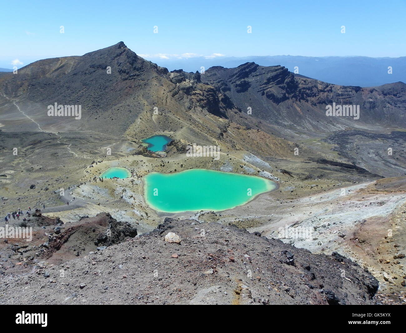 national park new zealand volcanic Stock Photo