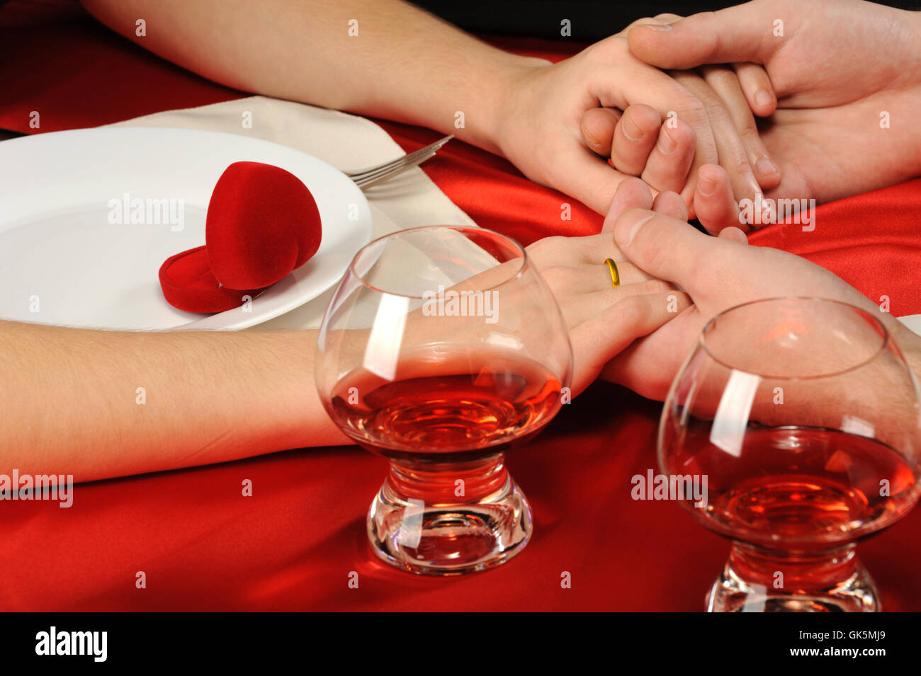 The proposal. Stock Photo