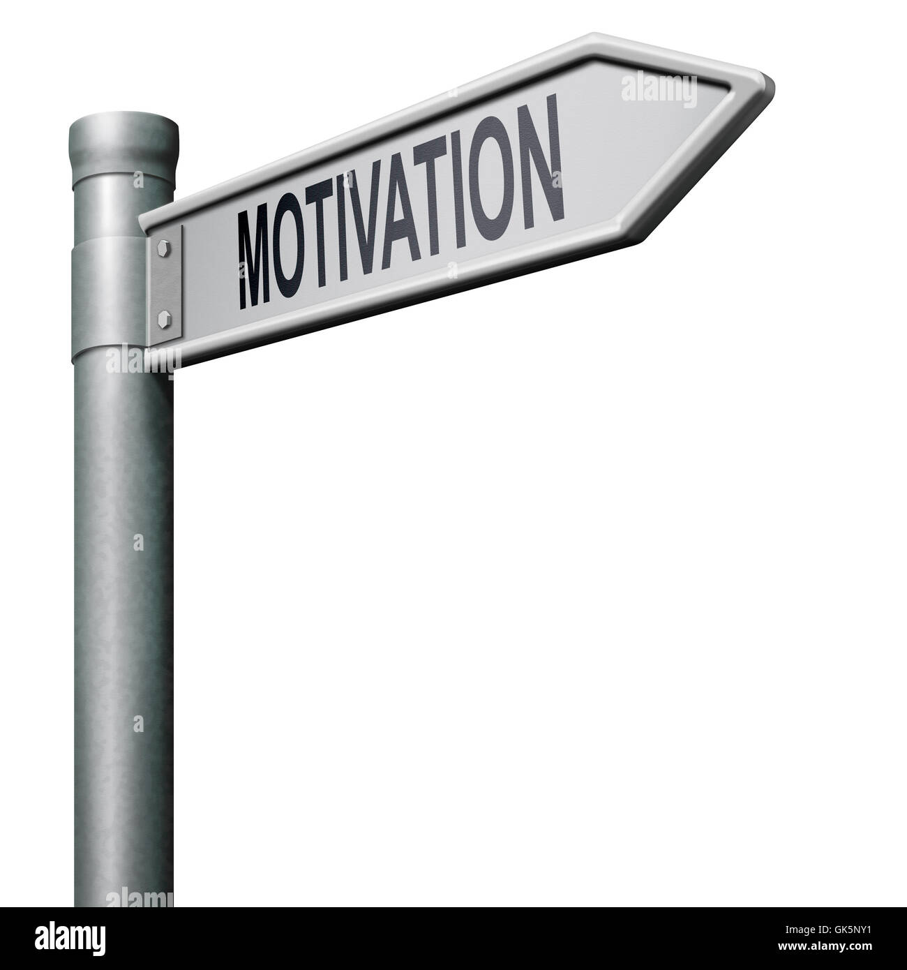 isolated pointer achievement Stock Photo